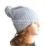 2015 Wholesale Handmade Knitting Beanie Headphone With Built in Microphones thumbnail-1
