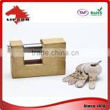 Lipson LS-200K Series Hardened Steel Shackle Kaba Key Rectangular Brass Padlock thumbnail-3