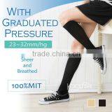 Custom Fancy Slimming Knee High Medical Compression Socks