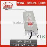 150W 12V 12.5A AC/DC Waterproof LED Driver SMV-150-12 thumbnail-3