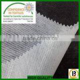 polyeater material weft insert non woven fusible interlining/cut in tapes for collar,cuff