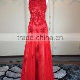 (JBH2016-8) MARRY YOU Real Sample Red Lace Evening Dress 2016 thumbnail-1