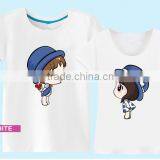 2016 Fashion Wholesale Custom High Quality 100% Cotton Cartoon Print Couple T-shirt Family China Supplier thumbnail-5