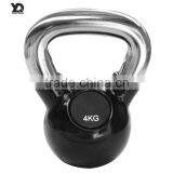 Wholesale China Custom Logo Rubber Coated Steel Kettlebell Set thumbnail-1