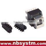 STP Cat.5e Keystone Jack 180 Degree,half-shielded