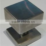 Stainless steel square door knob dia50mm