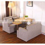 2 Person Seating Booth Table and Chair for Coffee Shop YR7026 thumbnail-4