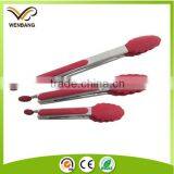 High Quality Silicone Stainless Steel Food Tongs thumbnail-1