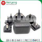 Multi Plugs uk us eu ul ce Rohs gs bs 5VDC 2a 1a Usb Wall Charger With Low Price thumbnail-4