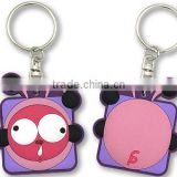 New products custom pvc keychain ring in alibaba