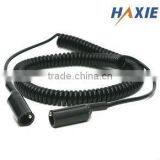 Insulated Alligator Clips on Both Ends - Coiled Cord