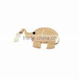 Wholesale Aolly Elephant Shape Animal Brooch Pin thumbnail-1