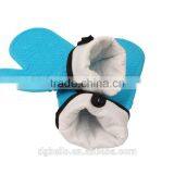 Blue Color Silicone Long Glove With Cotton For Cooking thumbnail-3
