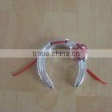 Porcelain Plated Silver Horseshoes thumbnail-1