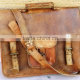 leather vintage bag messenger bag