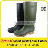 Long farming pvc safety boots s5, silicon rubber rain overshoesboots in agriculture, boots in agriculture (SA-9303)