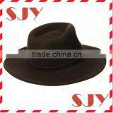 Men's Crushable Felt Vintage Outback Fedora Hat thumbnail-5
