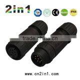 SQ14-8P Solder Cable 3A Nylon Electric IP68 Wire Waterproof Connector thumbnail-2