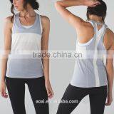 Contrast Color Sleeveless Made in China Elegant Women Top thumbnail-1