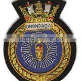 New Style Gold Bullion Wire Embroidery Badge thumbnail-1