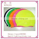 Beach Swim Colorful Silicone Stretchy Swimming Cap Hat thumbnail-4