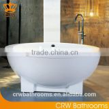 CRW DET012 Simple Freestanding Round Bathtub for Dealership