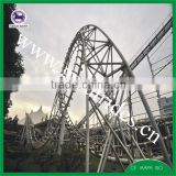 suspended roller coaster for theme park