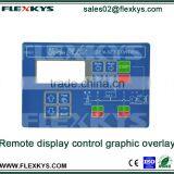 Remote Display Control Illuminated Numeric Keypad Graphic Overlays