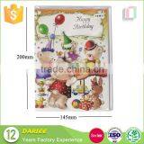 2016 China Oem Embossing Hot Stamping Foldable Luxury Art Paper Music Greeting Cards thumbnail-4