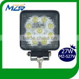 Waterproof IP67 27W LED Driving Worklight 4'' Jeep Offroad Led Work Lights Super Bright Car Working Lamp Outdoor