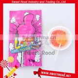 Hard Foot Shape Lollipop with Popping Candy