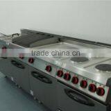 Commercial Kitchen 4 Burner Gas Stoves With Electric Oven thumbnail-5