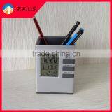 Multifunctional Digital Table Pen Holder With Clock And Calendar thumbnail-4