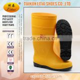 PVC steel toe gum boots/boots for construction/Steel toe Rain Boots