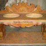 Sunsetred Marble Washbowl thumbnail-1