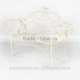 KD Garden Bench Antique Cream Fantastic thumbnail-1