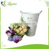 Red Metal Powder Coated Indoor Floor Decorative Flower Vase thumbnail-3