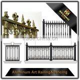 Powder Coated Decorative Outdoor Villa Garden Aluminum Slat Fence thumbnail-3