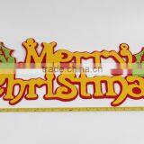 Merry Christmas Window Listing Christmas Decorations Non-woven Fabrics English Letters Decorations thumbnail-2