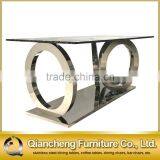 Modern Furniture Stainless Steel Legs Marble Top Dining Table Qiancheng Furniture thumbnail-6