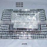 Glass Mosaic Iron Square Plates thumbnail-1