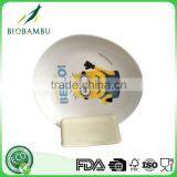 Pretty Design Diswasher Safe Non-toxic Bamboo Fiber Kids Plates thumbnail-2