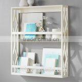 2017 Cheap New Design Beauty Wooden Bookshelf , Wall Decoration thumbnail-1