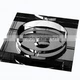 Octagonal Printing Crystal Ashtray thumbnail-4