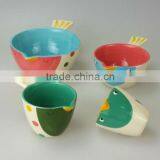 CERAMICS Wholesale Bird Shape Ceramic Measuring Cups thumbnail-2