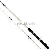 White Color 2-Section Fiberglass Spinning Fishing Rod thumbnail-2