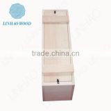 hot sale unfinished wooden wine box