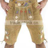 Lederhosen Long Lederhosen Oktoberfest Trachten Wear Kurze Lederhose German Hose Leather Pants Short thumbnail-2