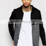 Cut & Sew Leather Stripe Jacket thumbnail-1