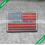 Custom Make National Flag Embroidery Patch With Loop and Hook Backing thumbnail-4